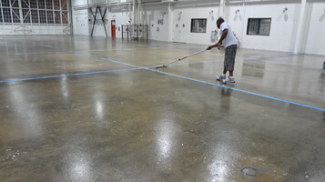 polished concrete floors houston